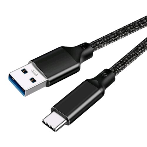 Factory wholesale USB A to USB C 3A Fast Charging Braided Charge Cord Compatible with iPhone 15 Pro Max,Samsung Galaxy S10 S9 S8 Plus,Note 9 8,A11 A20