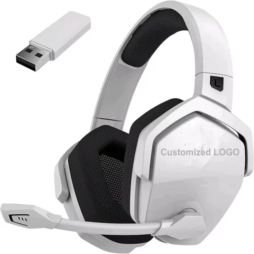 Dual Wireless Gaming Headset with Microphone for PS5, PS4, PC, Mobile, Switch: 2.4GHz