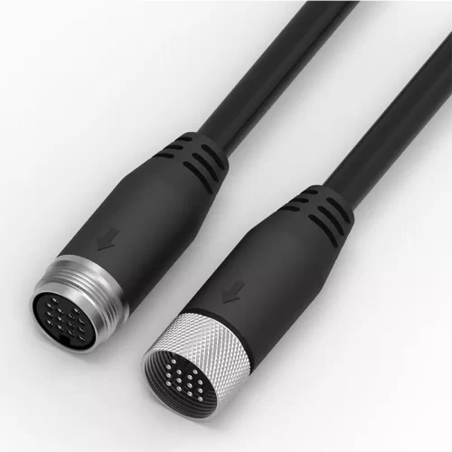 DIN 14PIN Male to Female Electrical Signal Control Cable, waterproof 14PIN Extension Cable (M-F)