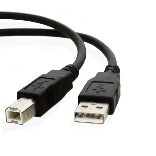 Printer to Computer USB Scanner Cable High Speed A Male to B Male Cord Compatible with HP, Canon, Dell, Epson, Lexmark, Xerox, Samsung and More