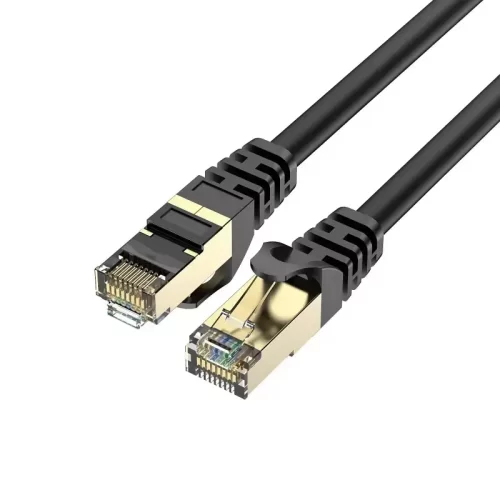 High-Speed 50FT Cat8 Ethernet Cable 40Gbps 2000Mhz S/FTP 23AWG PVC Jacket Waterproof UV Resistant Network Patch Cord Cables