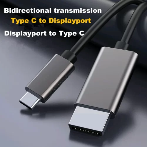 USB C to DisplayPort 1.4 Cable 8K@60Hz 4K@240Hz Thunderbolt 4/3 to DisplayPort Cord USB C to DP 1.4 32.4Gbps