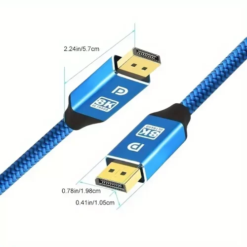 8K computer display Port DisplayPort Dp cable Male to male Interface transfer cable DP cable version 1.4 Cabo OEM kabel