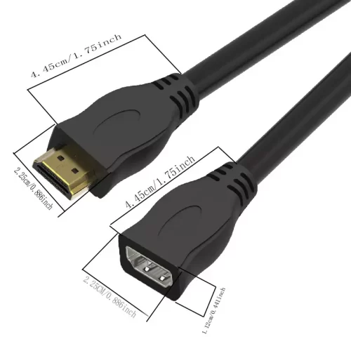 Wholesale HDMI 2.0 male to HDMI female extension cable Ultra HD 4K 15cm 2m 5m