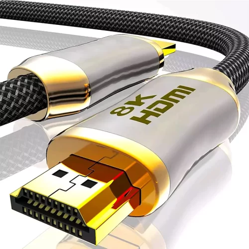 8K HDMI to HDMI Cable, Certified Ultra High Speed HDMI Cable 4K@240Hz, 8K@60Hz, HDMI 2.1, 6 Feet, 48Gbps, Zinc Alloy Shell, Nylon Braided