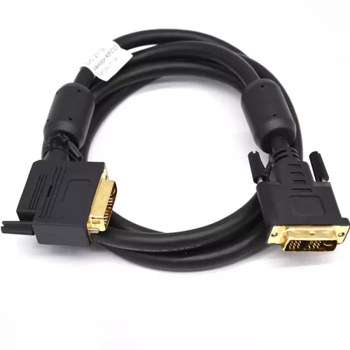 High quality DVI 18+1 24+1 24+5 straight to right angle connector 3D 4K 1920×1200 DVI HDCable for HDTV and Compter