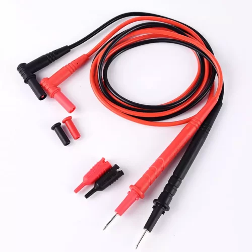 2Pair Banana Plug Multimeter Probe Pen Testing Connecting Cable Stick 2.6Ft 1000V Black Red for Digital Multimeter Meter Multi Tester Lead Wire Voltmeter