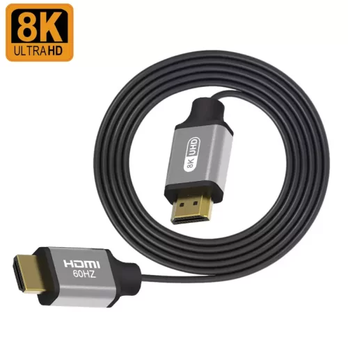 Ultra Thin HDMI Cables, Slim & Flexible Soft 8K 4K HDMI to HDMI Cable (HDMI Cord) Support 4K@120Hz 8K@60Hz 48Gbps for Roku TV/HDTV/PS5/Blu-ray/PC Monitor/Projecto