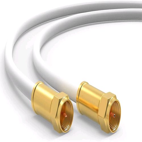 High-Speed TV Cable Plug F Connector Coaxial Cable gold plated PVC jacket Digital transmission TV cable