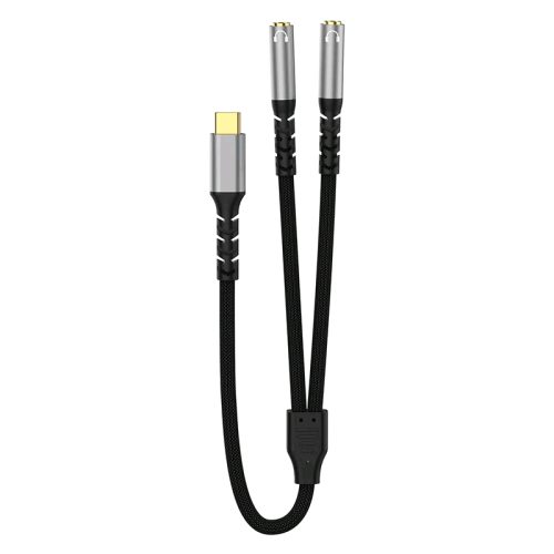 Headset 3.5mm Audio Stereo Y Splitter Extension Cable Headphone 3.5mm Splitter Cable Male to Female Dual Headphone Jack Adapter