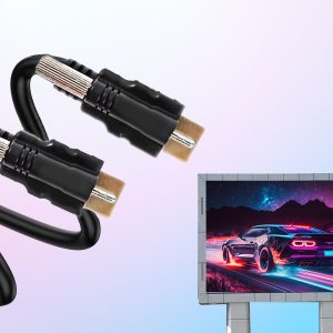 Custom hdmi Cable with Lock Screws