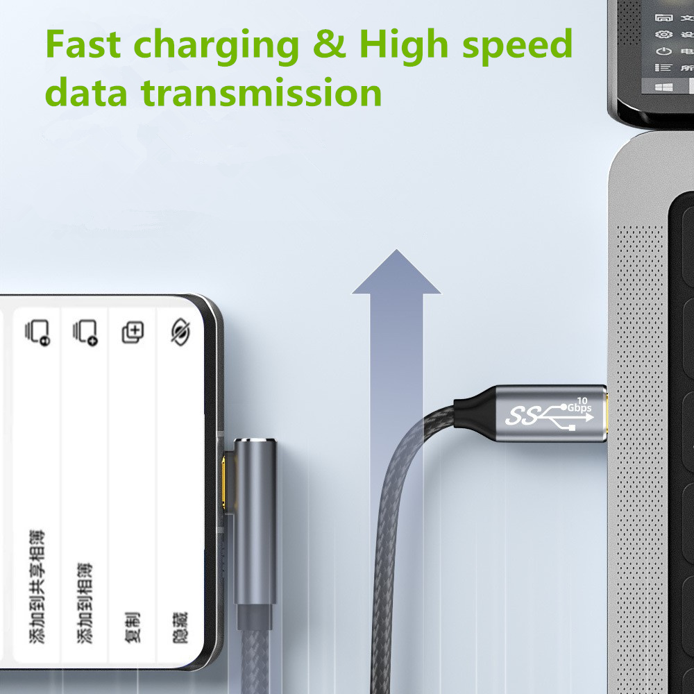 Custom fast charging USB C cable